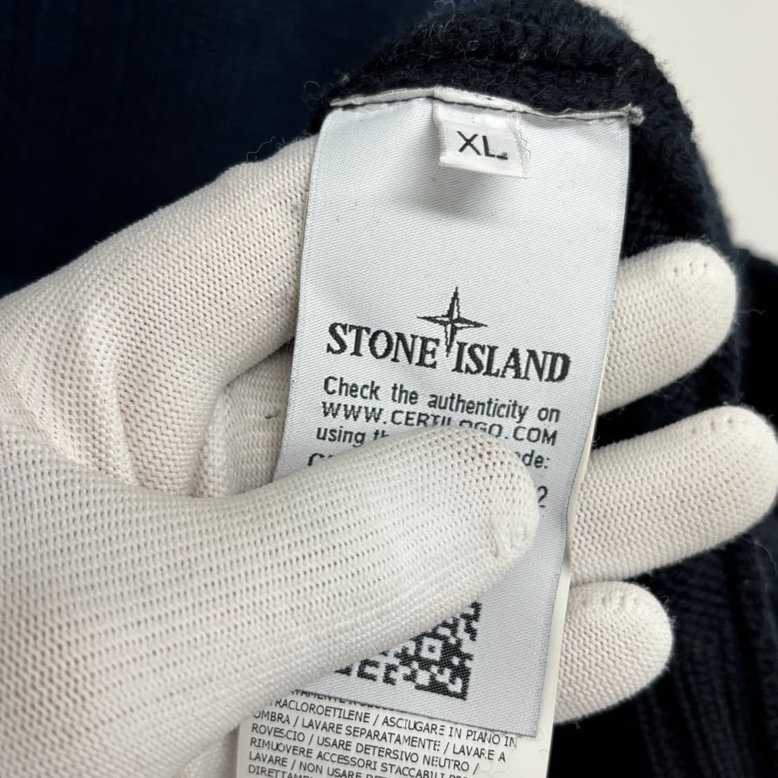 [XL]스톤아일랜드 와펜패치 울 니트 상품이미지4