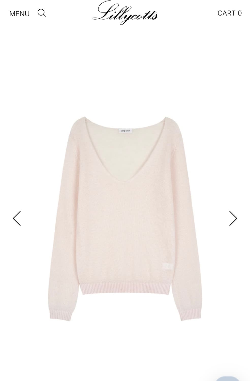 릴리코츠 니트 + 슬리브리스 새상품 상품이미지1