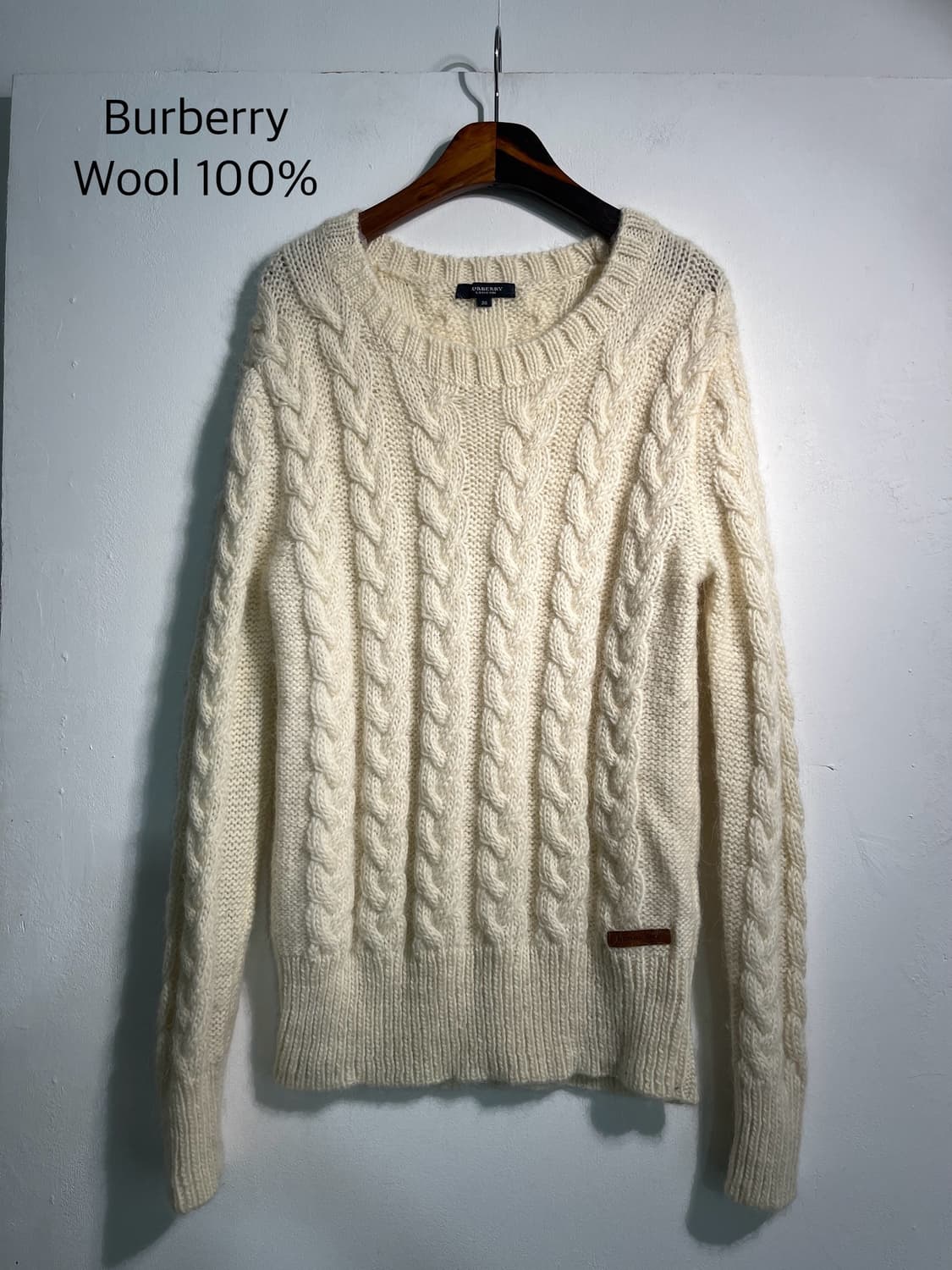 Burberry 버버리 울 100% 니트 상품이미지3