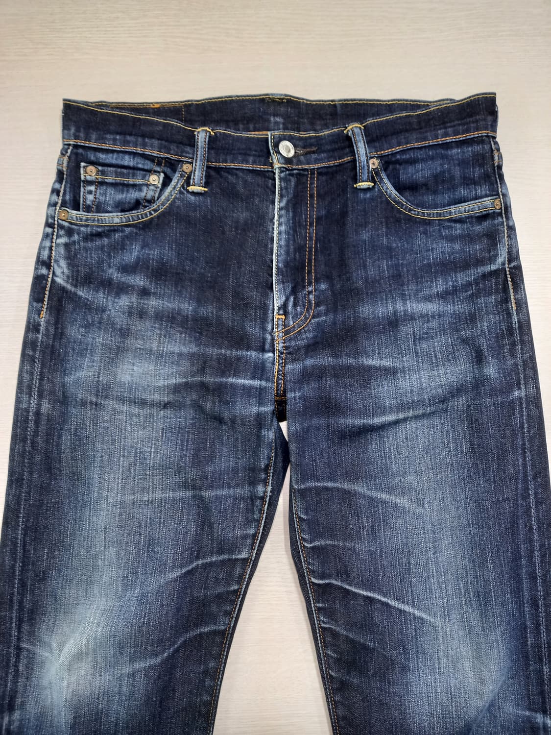 32 리바이스513 워싱 스판 일자진 진청 32-297 상품이미지3