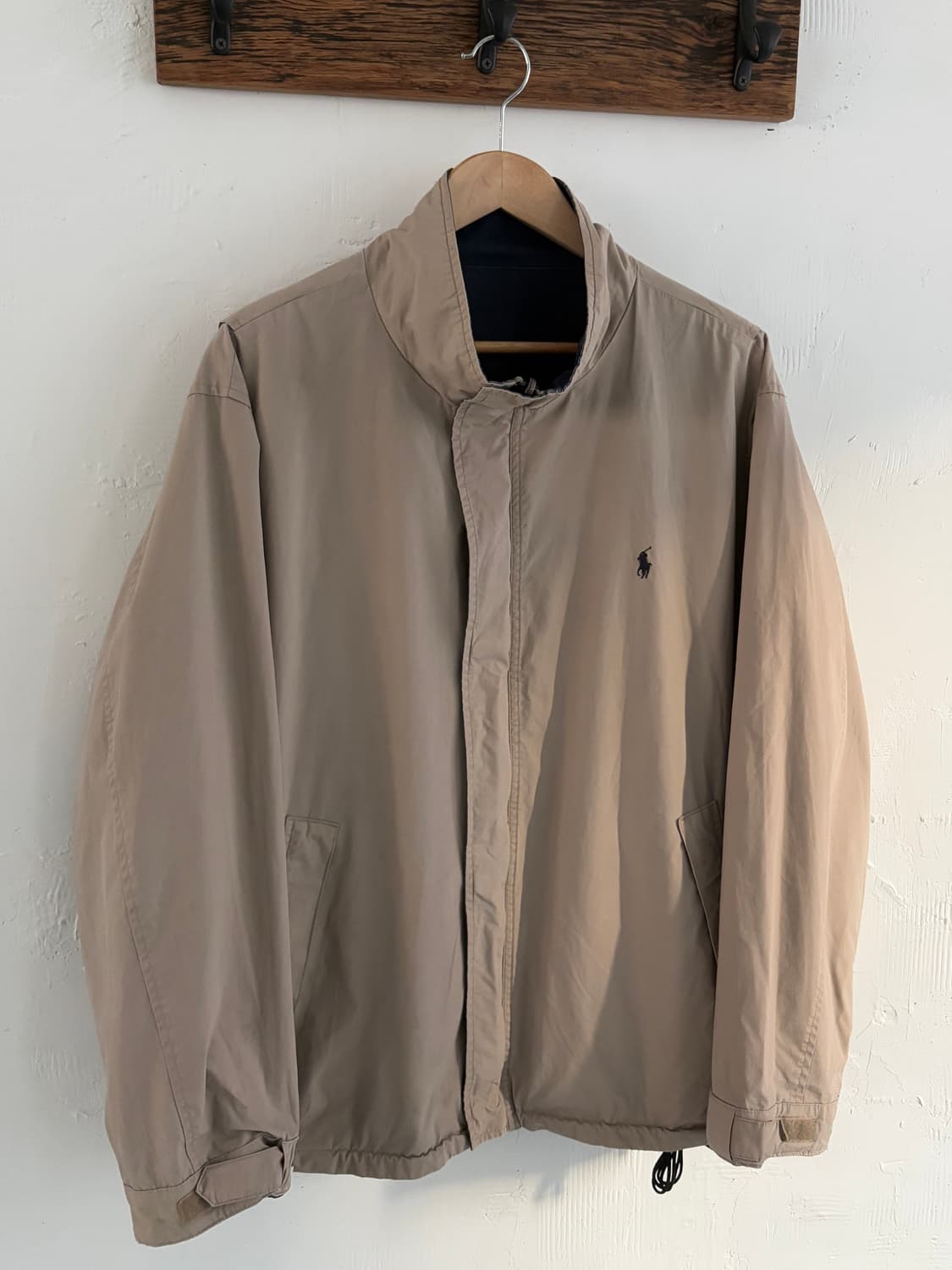 Polo 폴로 랄프로렌 리버시블 베이지/네이비 코튼 자켓  상품이미지4