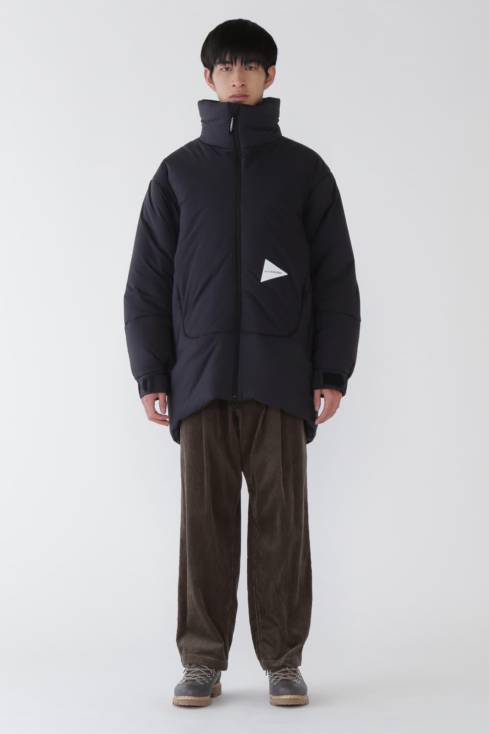 [L/XL]앤드원더 25fw 탑 플리스 코트/블랙 상품이미지2