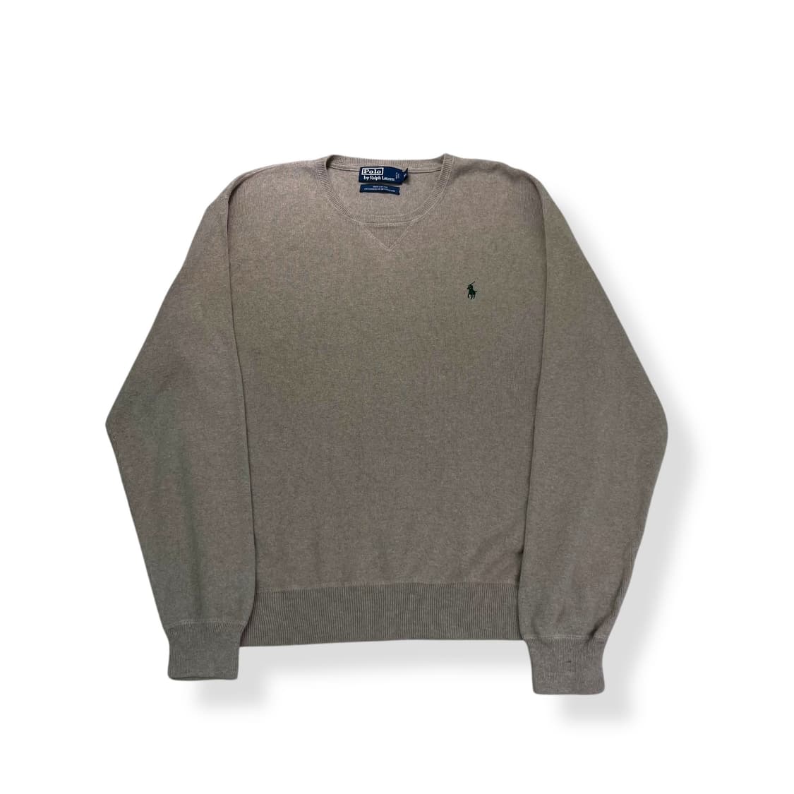 105 폴로 랄프로렌 코튼 베이지 니트 상품이미지1