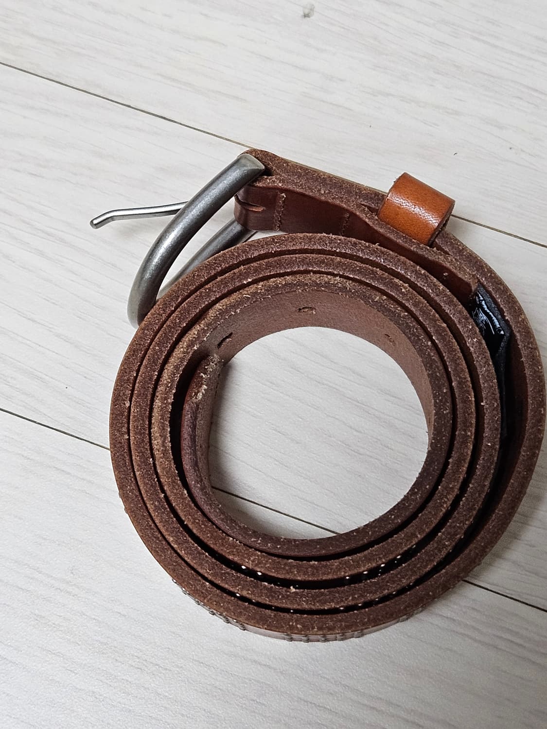 스투시 스터드 브라운 벨트 S M 상품이미지2