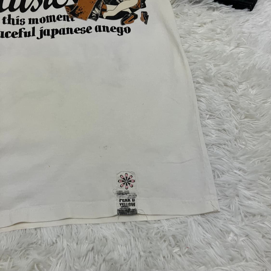 빈티지 로즈 나그랑 스컬 펑키 긴팔 894 y2k 스트릿 모리 갸루 일본 상품이미지5