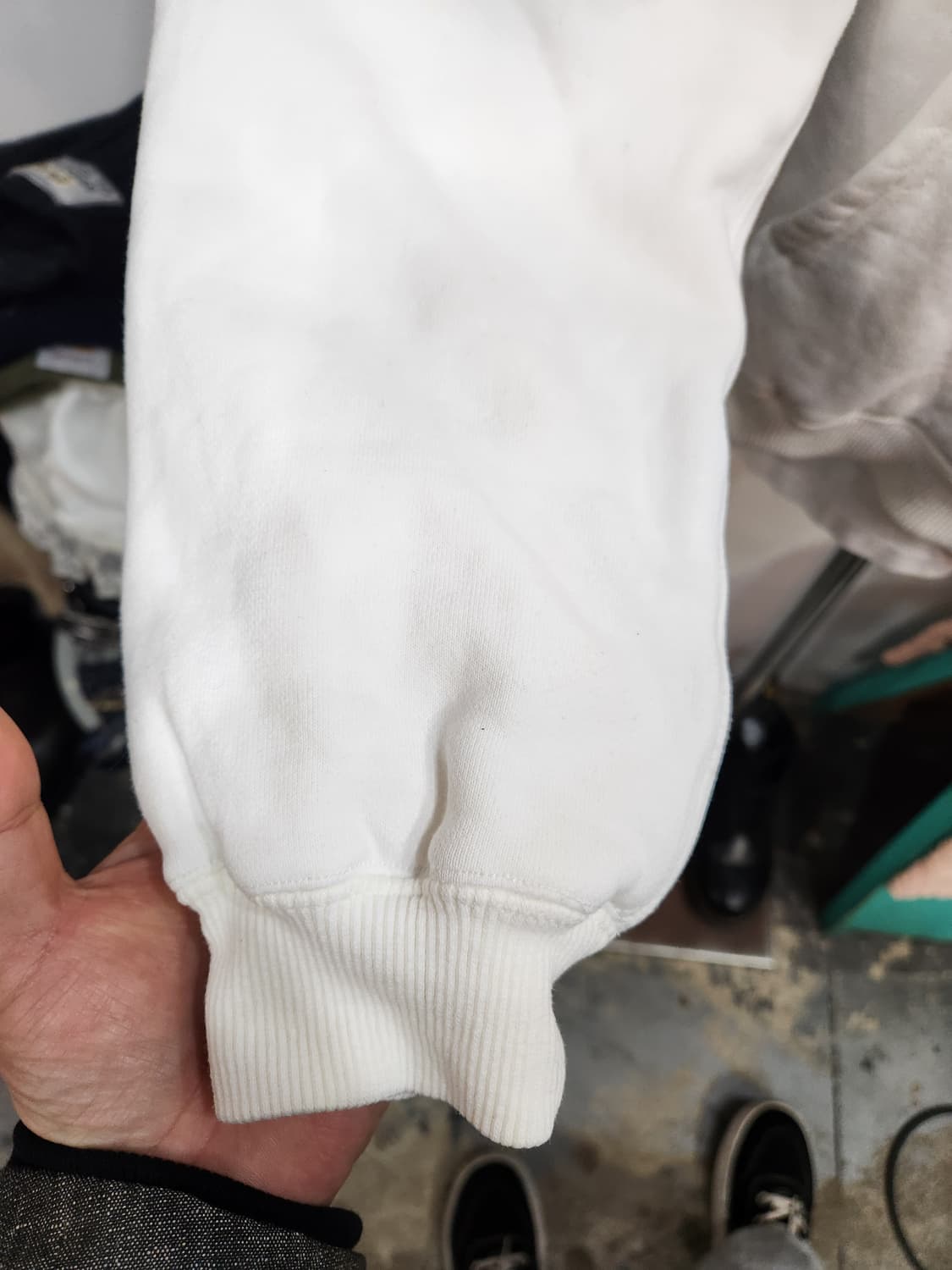 베이프 00s 풋숄저 헤비 스웻 후드 집업 점퍼 상품이미지3