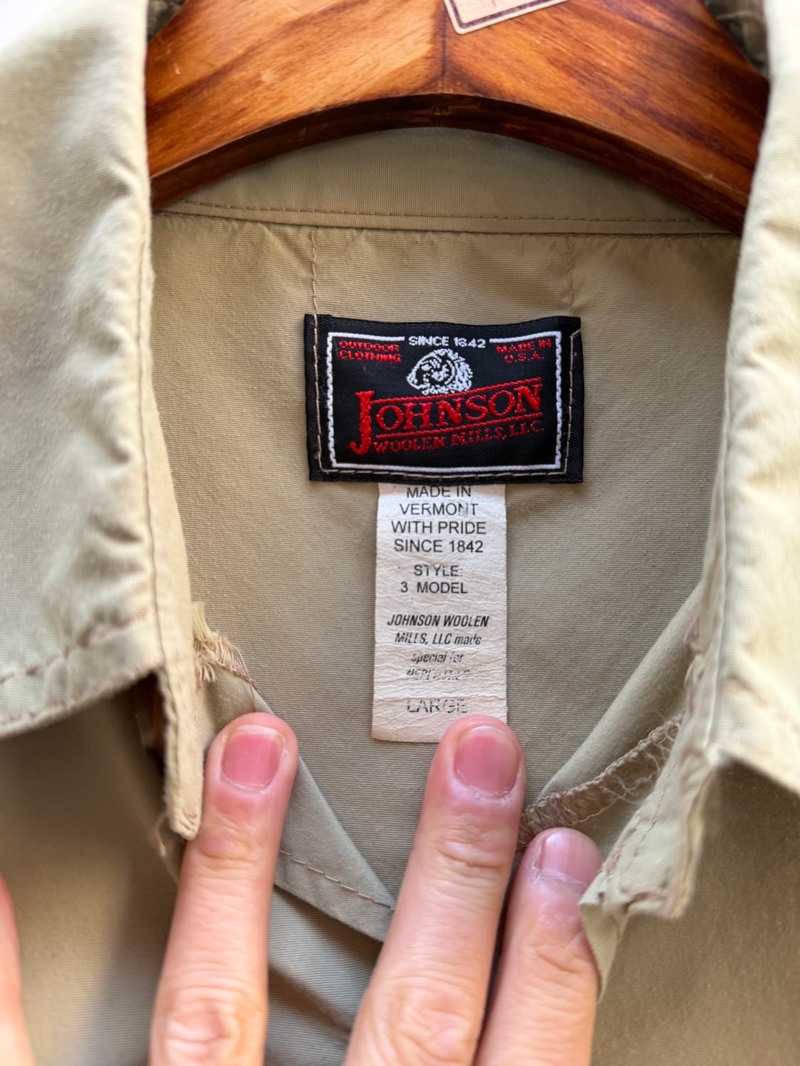 JOHNSON WOOLEN MILLS CPO 미해군셔츠자켓 상품이미지4