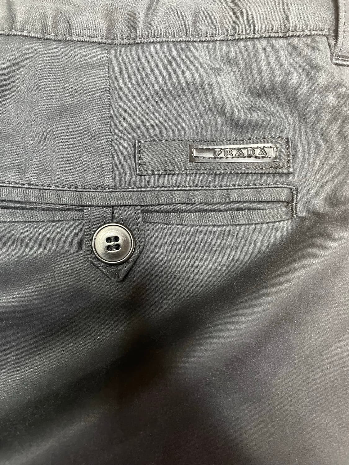 Prada 빈티지 코튼 팬츠 (46) 상품이미지3