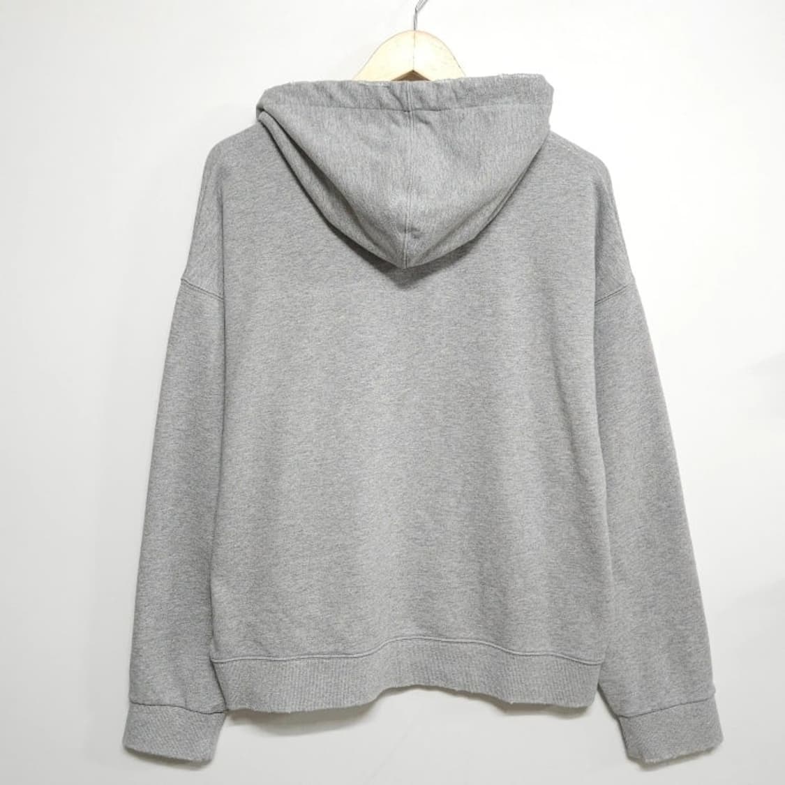 프리 Deinet 다이닛 빅로고 자수 후드티 그레이 오버핏 상품이미지7