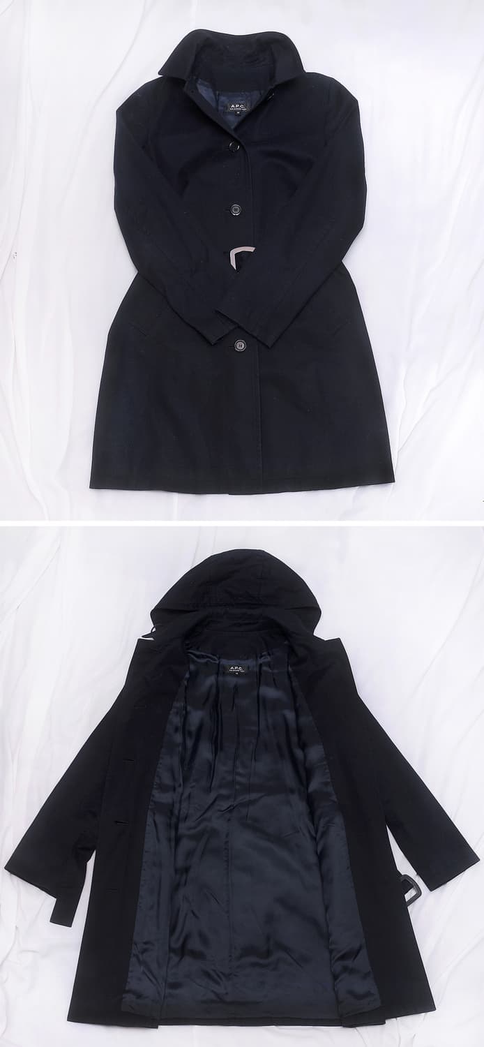 아페쎄 (A.P.C) 후디드 코튼 프렌치 코트자켓 (XS / 85-90) 상품이미지3