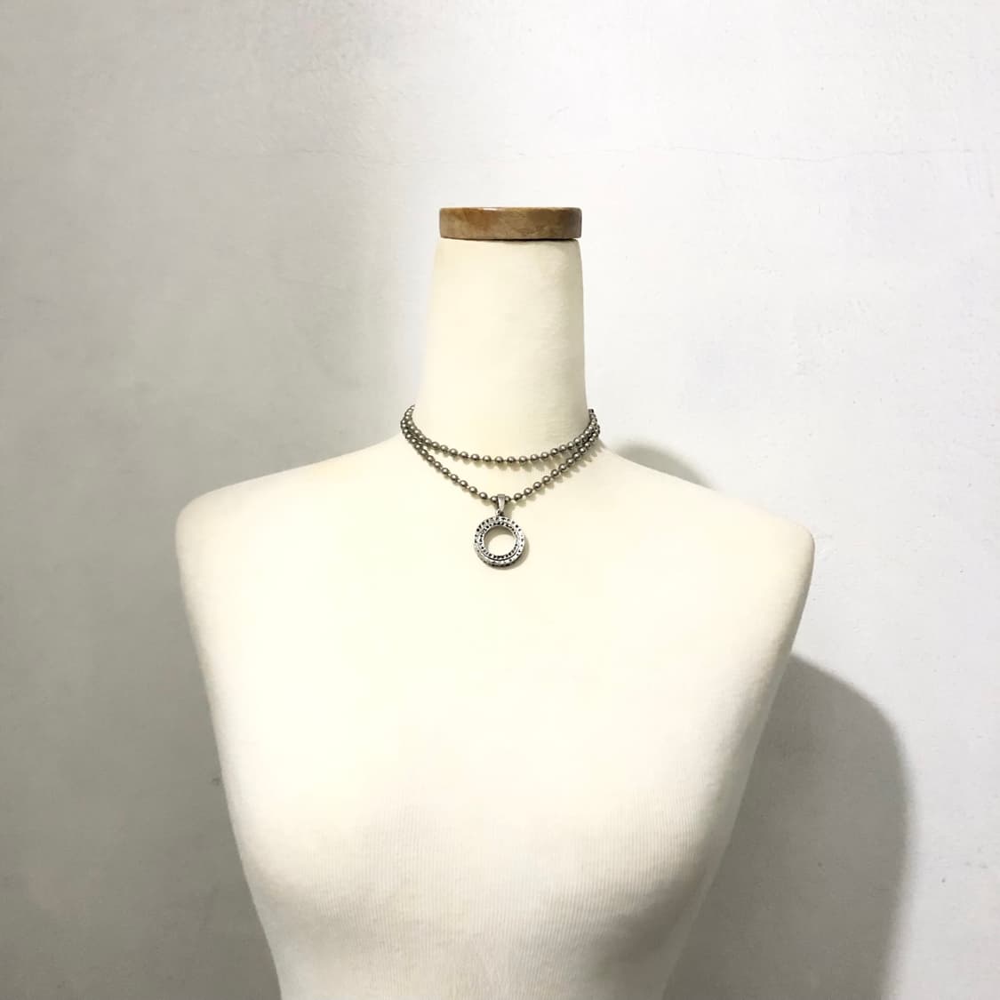 빈티지 실버 링 롱목걸이 긱시크 갸루 고스펑크 페어리 오리엔탈 상품이미지2