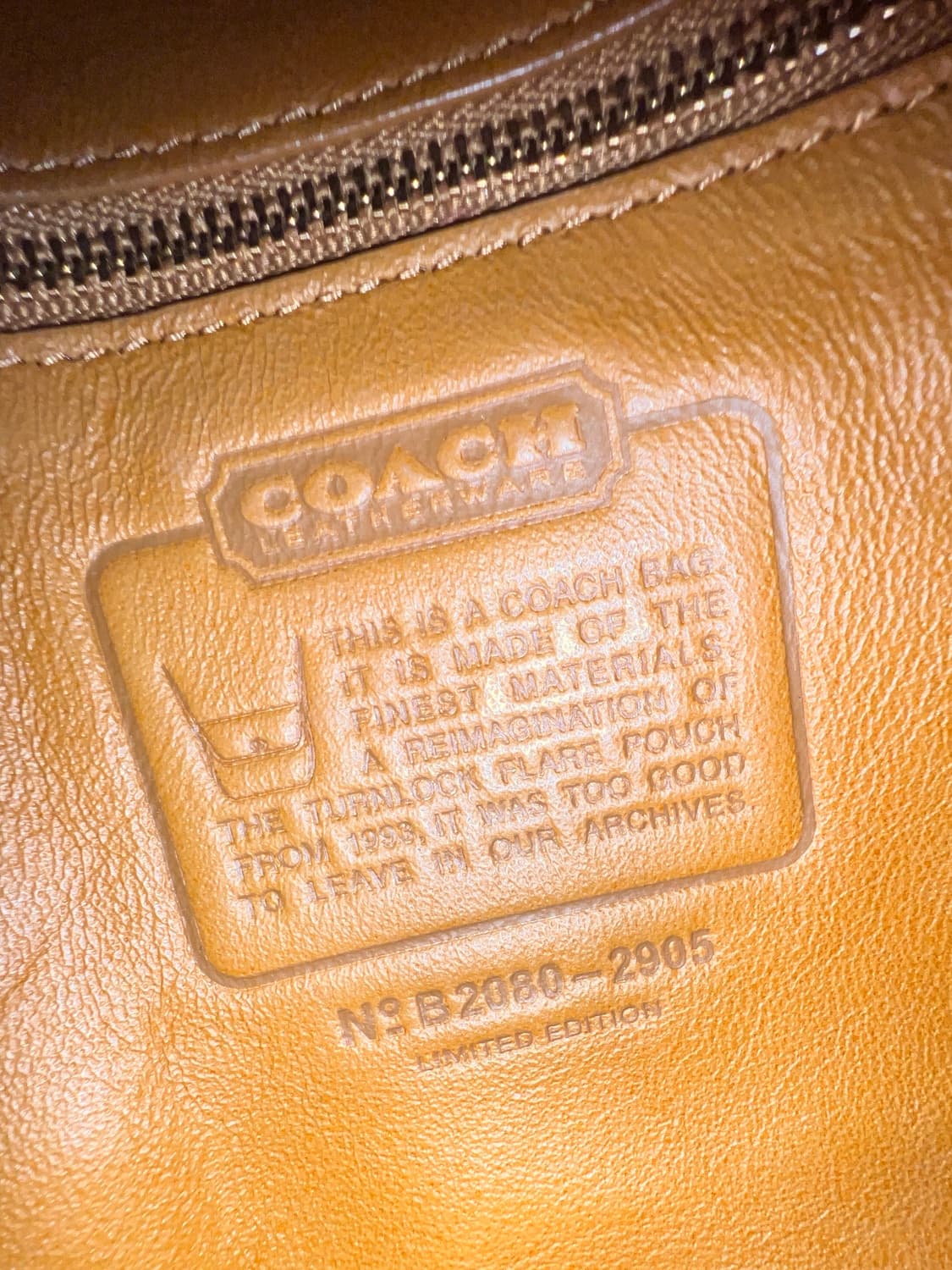 올드 코치 리미티드 에디션 레더 크로스백 2905 상품이미지5
