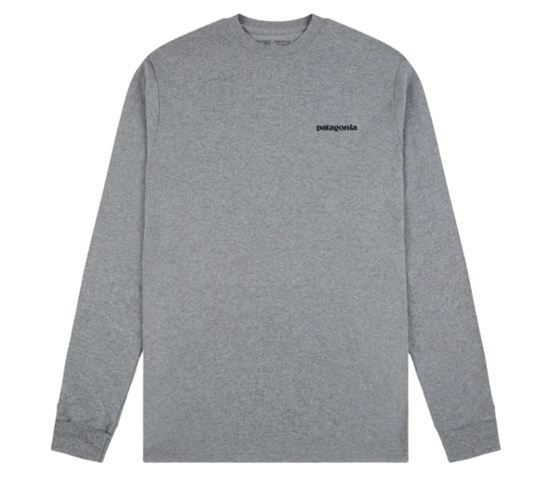 파타고니아 회색 긴팔 티셔츠 상품이미지1