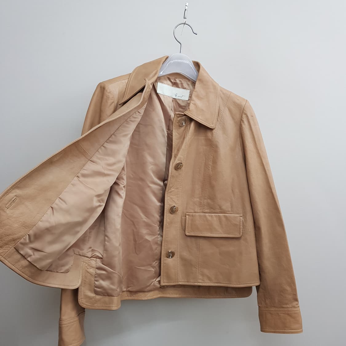 지컷 2021 양가죽  레더 재킷 55사이즈 상품이미지6