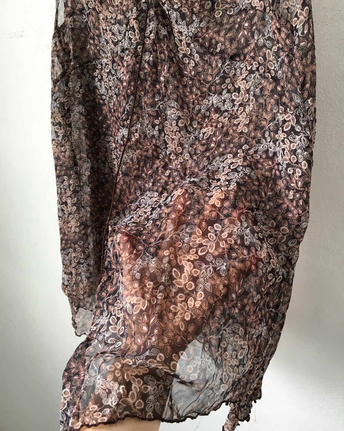 Pattern see through hsleeveless 상품이미지3