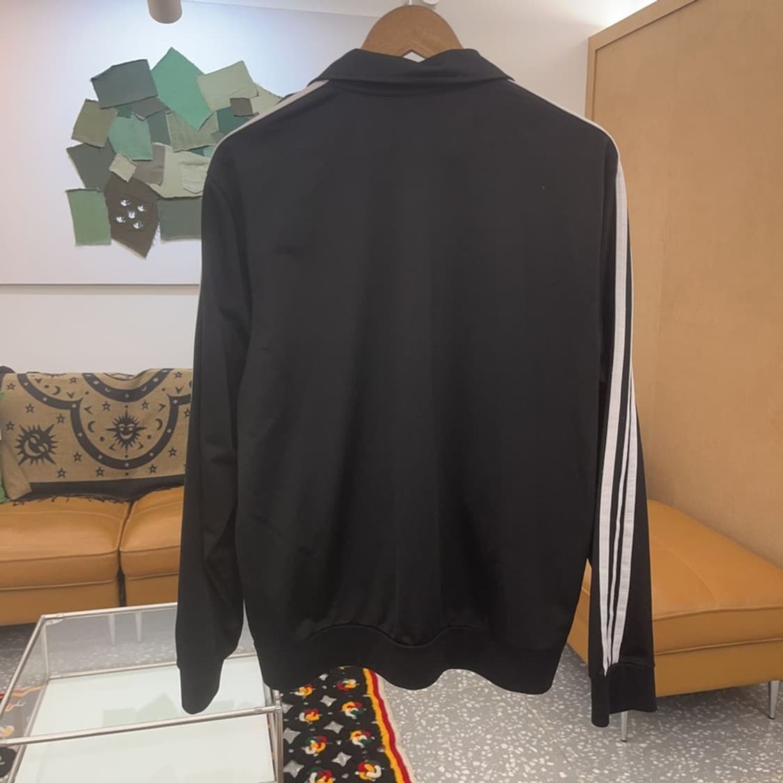 아디다스 빈티지 오리지널 검흰 삼선 져지 집업 XL C07264 상품이미지4