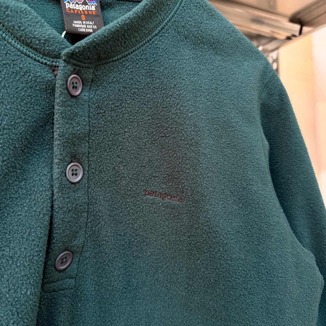 90S 파타고니아 캐필린 플리스 헨리넥 상품이미지4