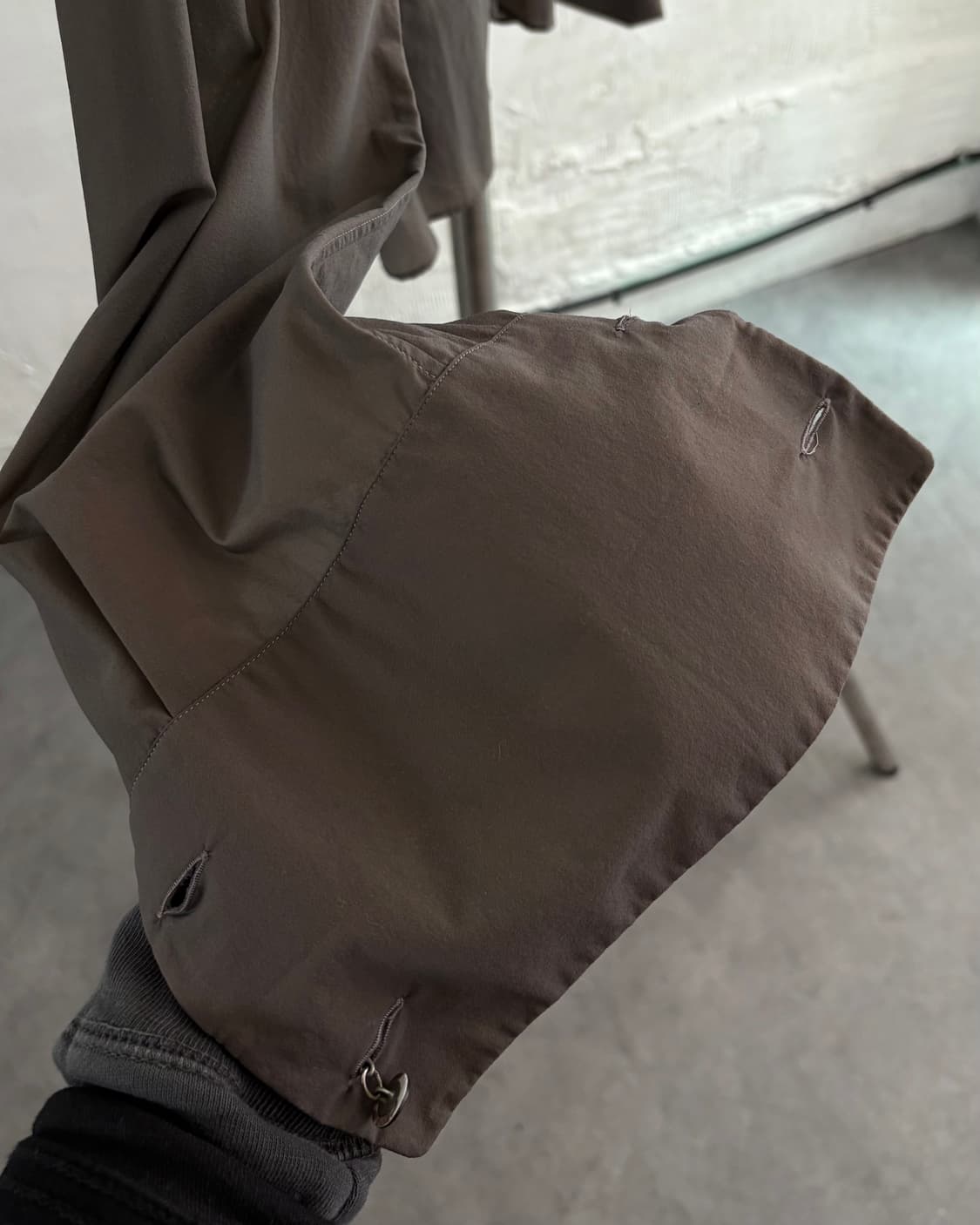 Jil Sander 질샌더 카키 실크 셔츠 상품이미지8