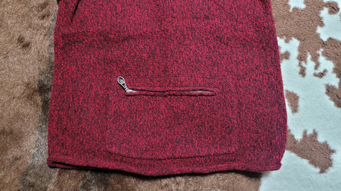 일본 빈티지 까스텔 바작 모직 조끼 S 상품이미지3