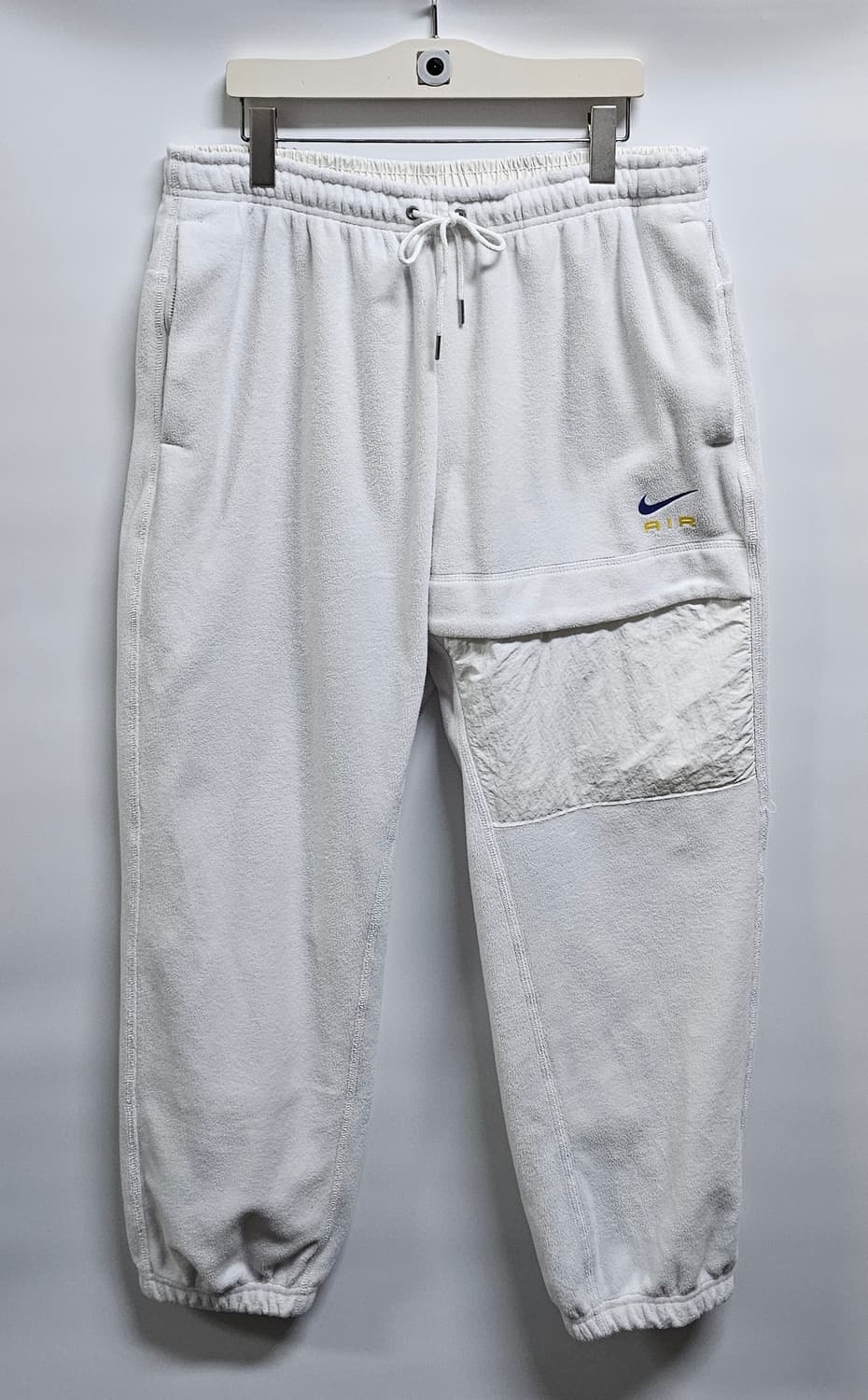 나이키 AIR 화이트 플리스 조거팬츠 XL 상품이미지1