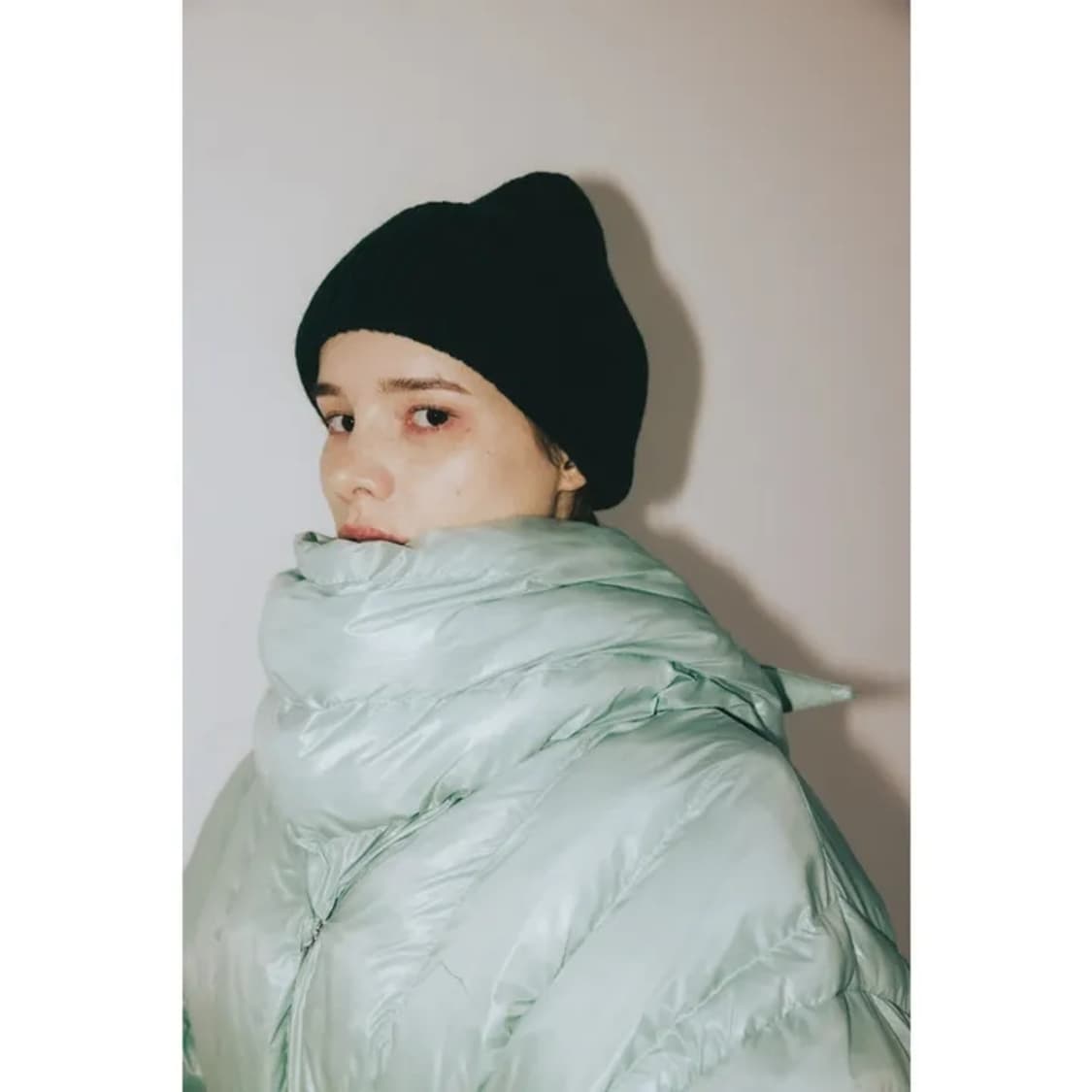 (스카프증정)무신사 GRAENN 그라인 오버사이즈 에코 푸퍼 패딩 점퍼 상품이미지5