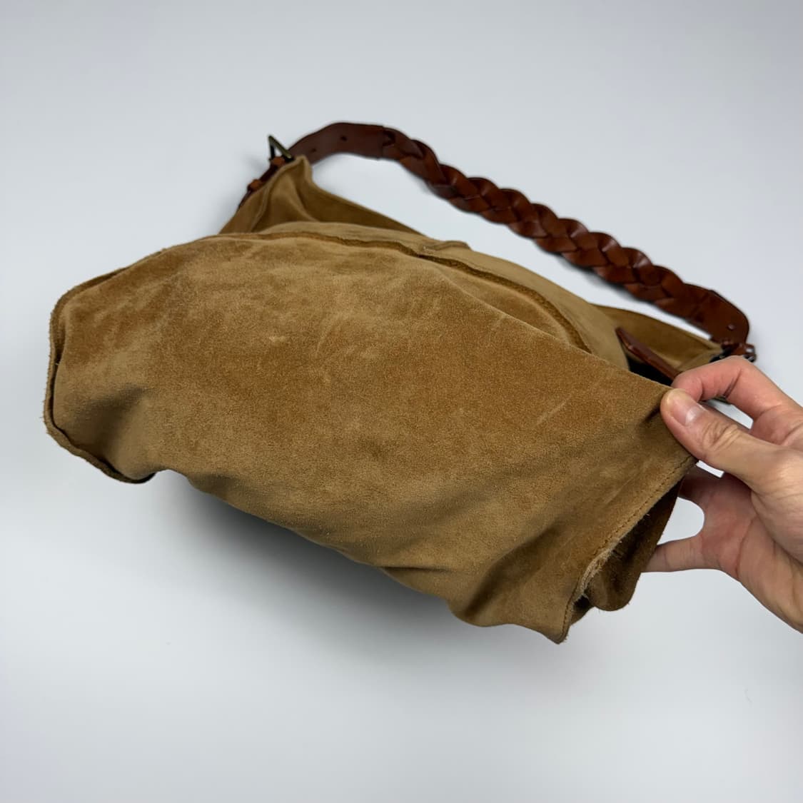 폴로랄프로렌 스웨이드 숄더백 상품이미지5