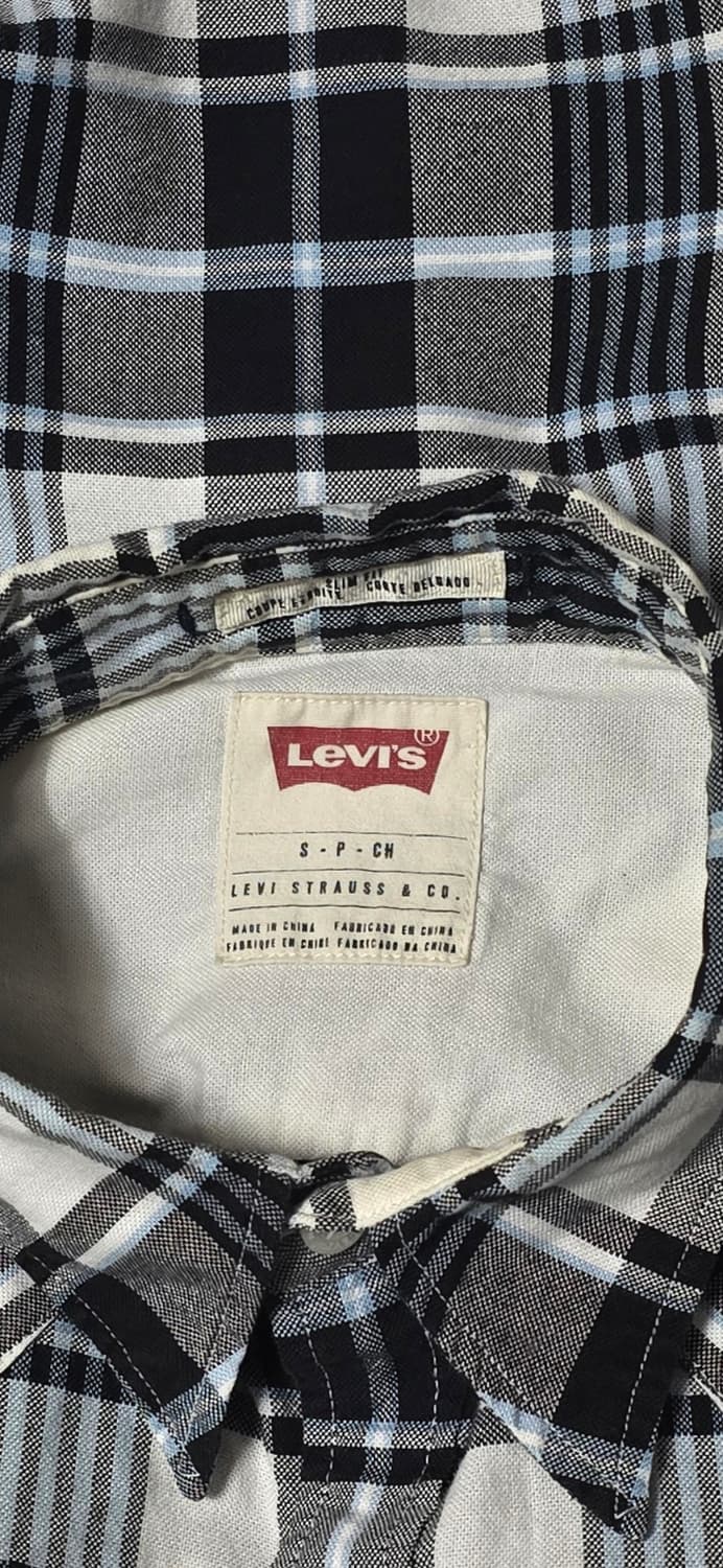 리바이스 웨스턴 체크 셔츠 S 상품이미지3