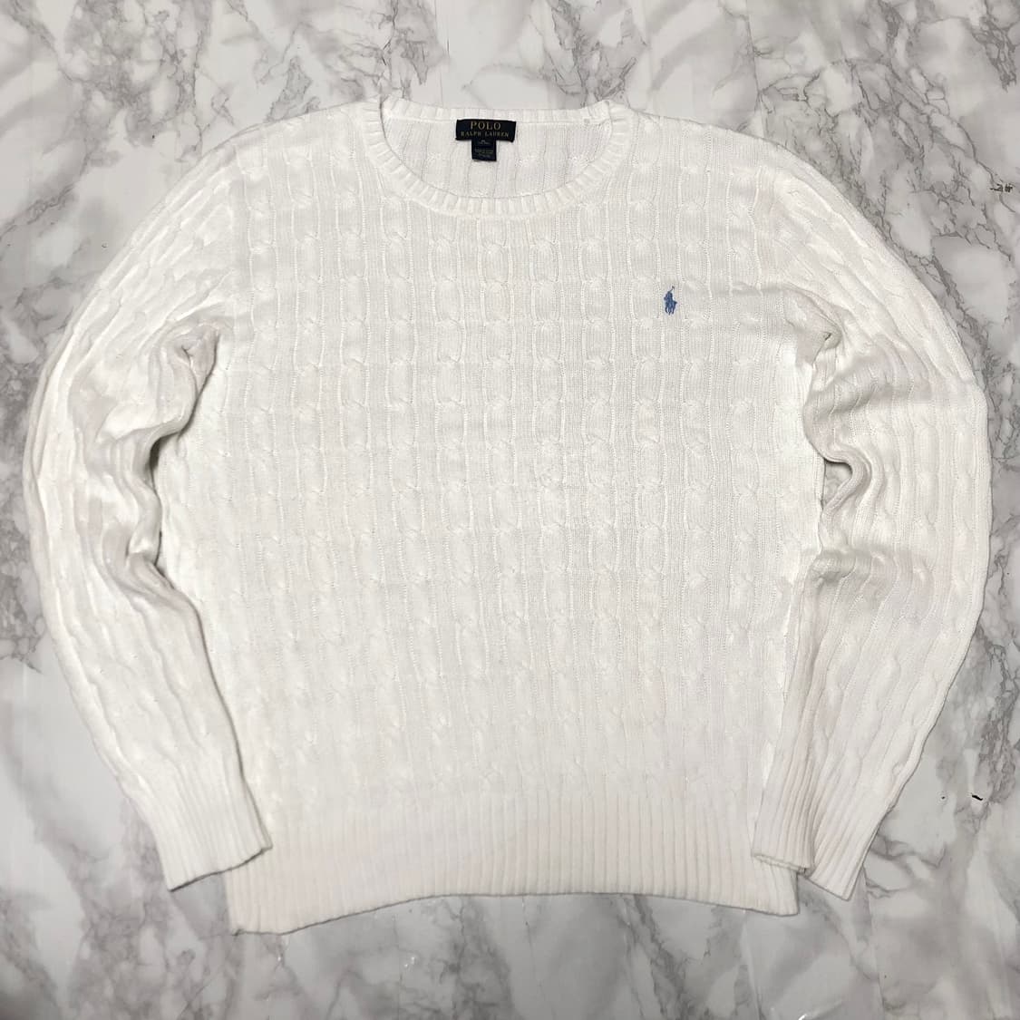 폴로 랄프로렌 꽈배기 니트 상태굿 상품이미지1