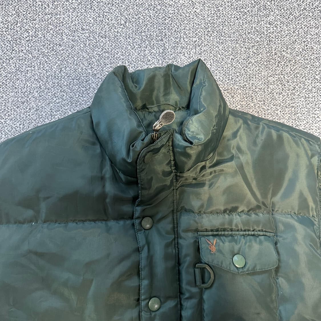 플레이보 카키 패딩조끼 상품이미지2