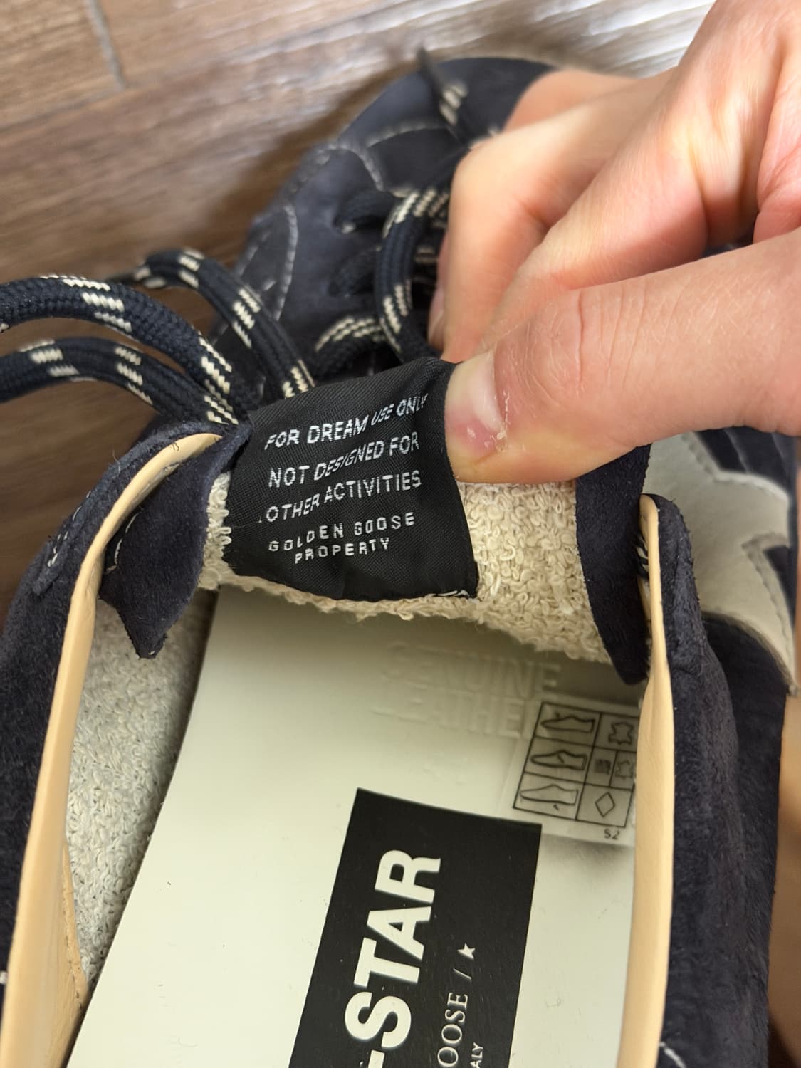 골든구스 트루스타 네이비 265mm 상품이미지3