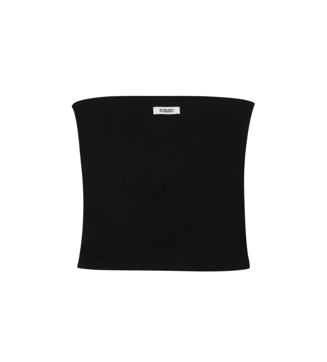 보헤미안서울 튜브탑 검정 (구매 개봉 후 보관 미착용 상품이미지1