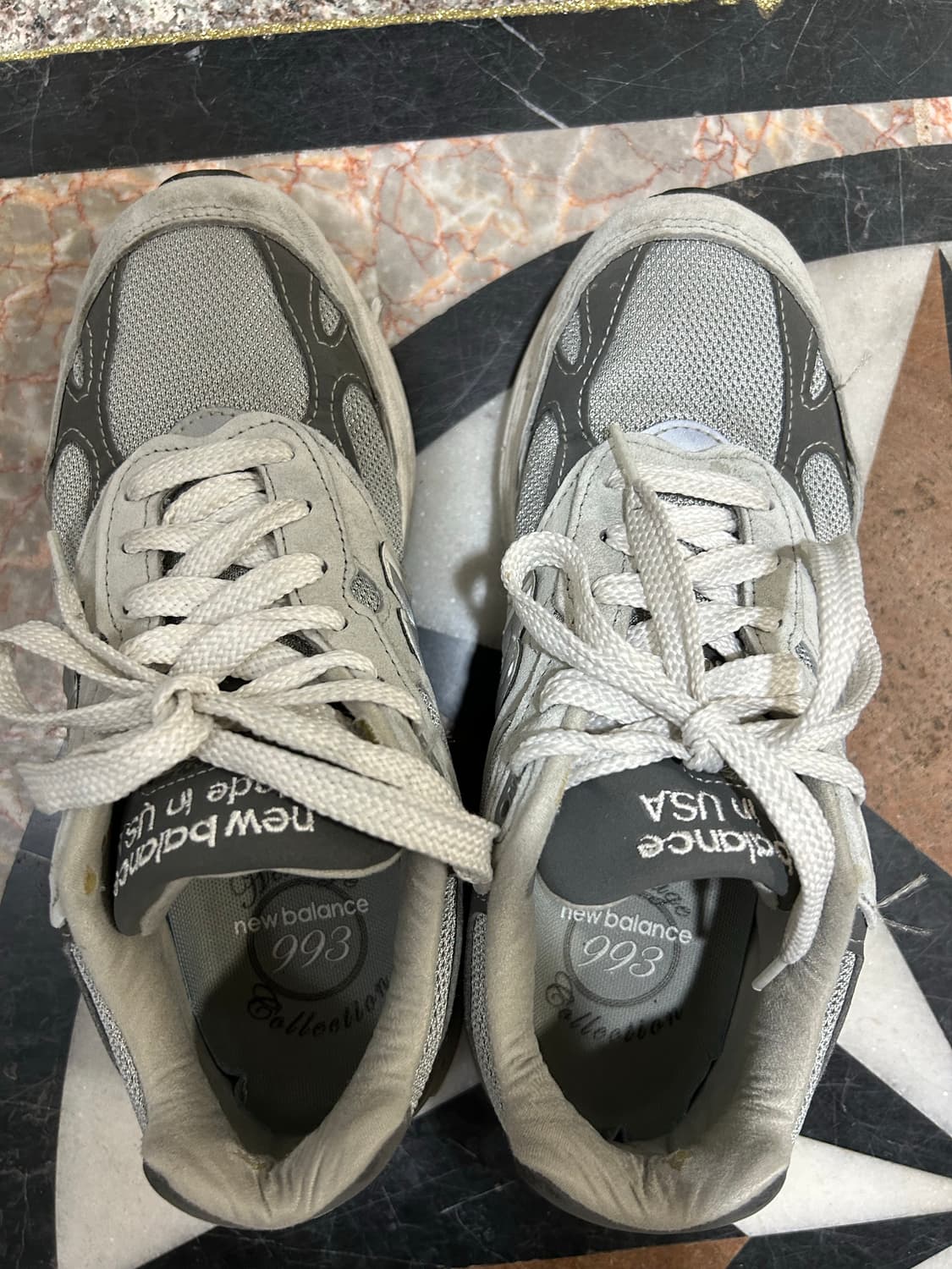 뉴발란스 993 메이드 인 USA 그레이 - D 스탠다드 상품이미지2