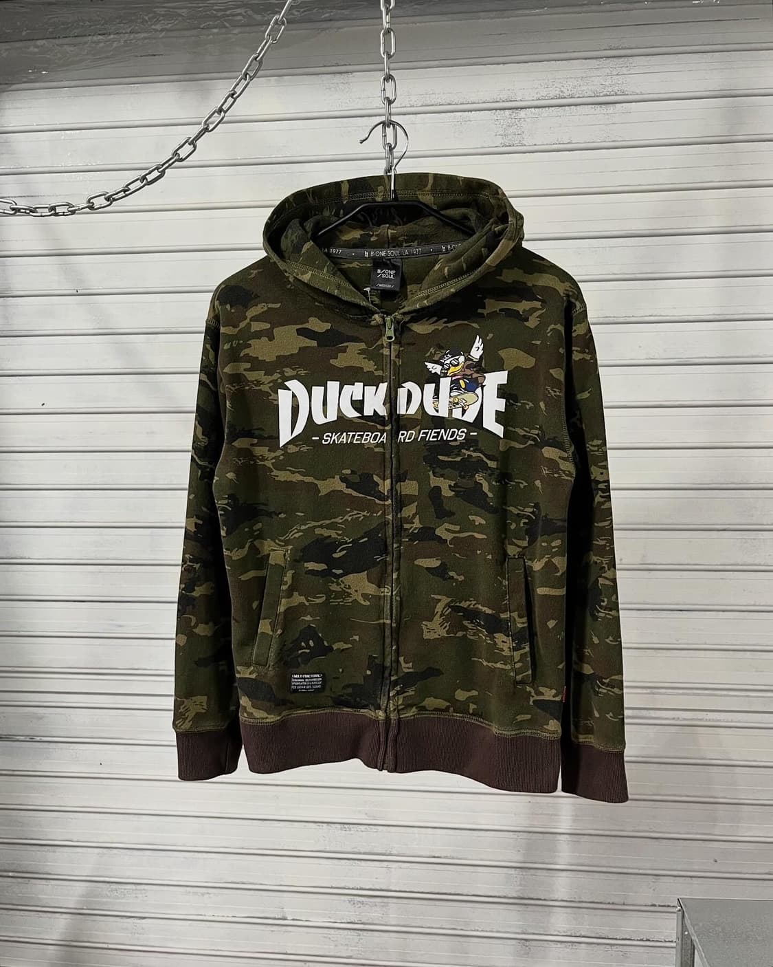 B ONE SOUL camo hood zip up 상품이미지2