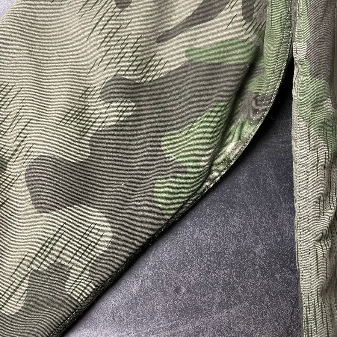 VOLCOM 빈티지 카키 카모패턴 퀄팅 밀리터리 셔츠 A00455 상품이미지8