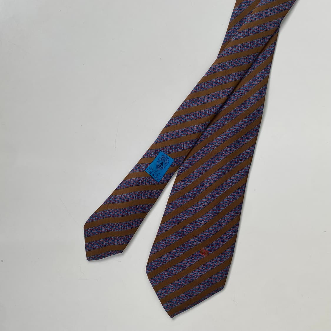 구찌(GUCCI) 심플로고 명품 정품 넥타이 8.6cm 상품이미지2