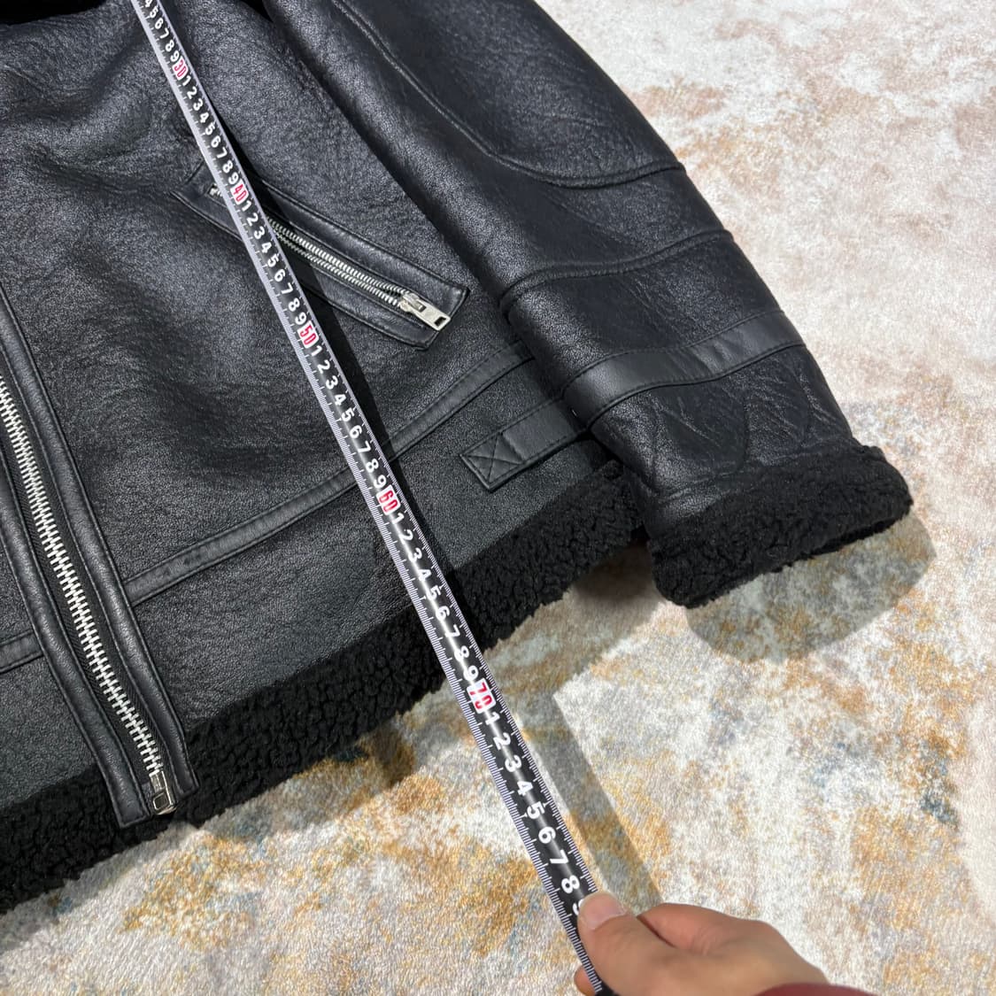 빈티지 블랙 무스탕 자켓 상품이미지9