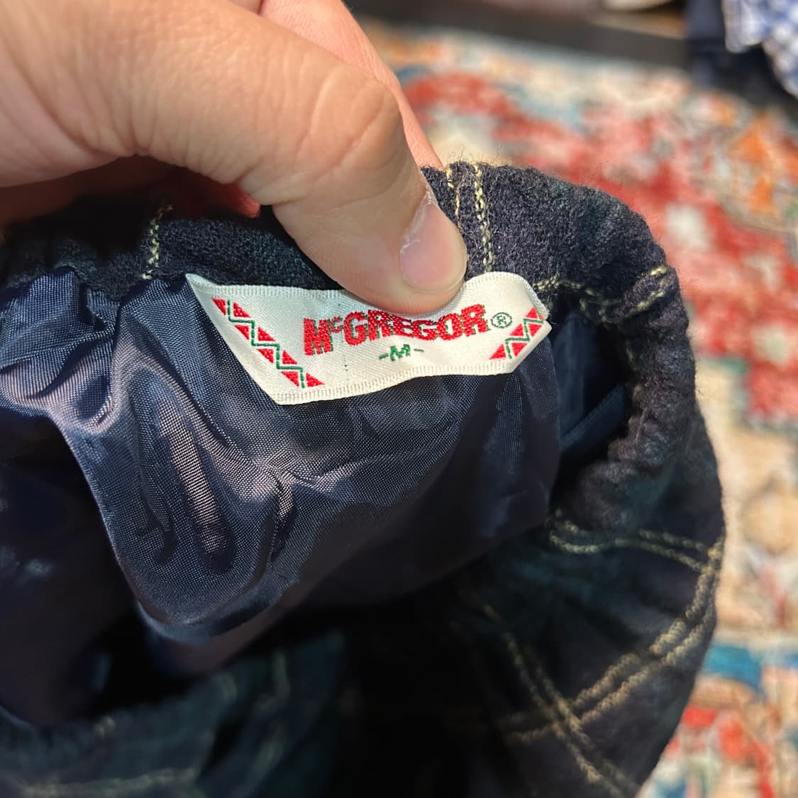 [M] 맥그리거 블랙와치 울 롱 스커트 상품이미지4