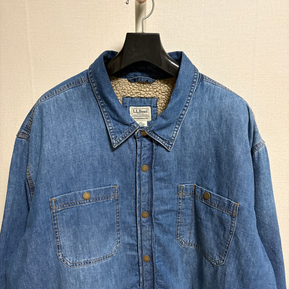 엘엘빈 쉐르파 데님 셔츠자켓 / 블루, XXL 상품이미지2