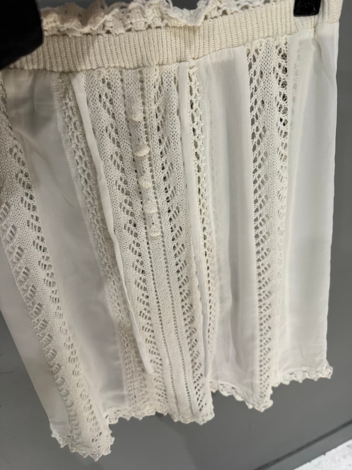 crochet layered button point midi skirt 상품이미지8