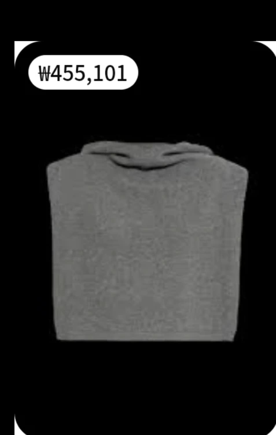 토템 한섬 울 캐시미어 후드 빕 케이프 상품이미지2