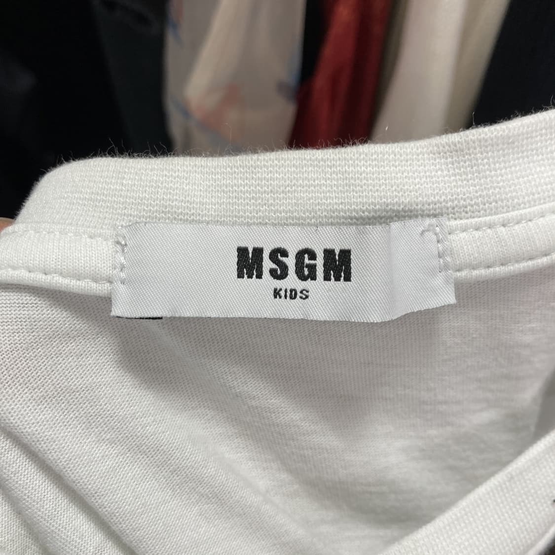 MSGM 브러쉬로고 키즈반팔티 정품 140 상품이미지4