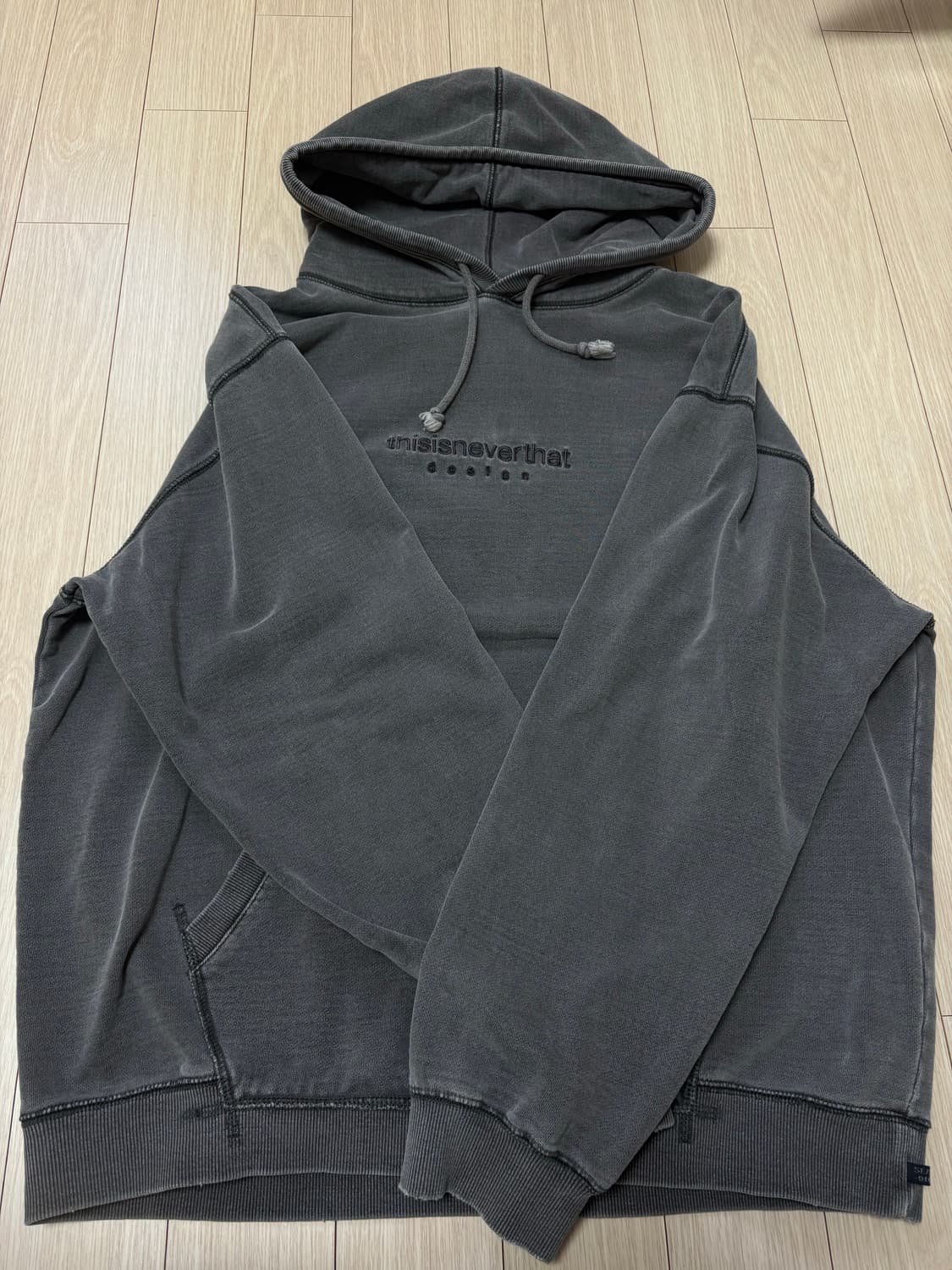 디네댓 후드티 차콜 상품이미지2