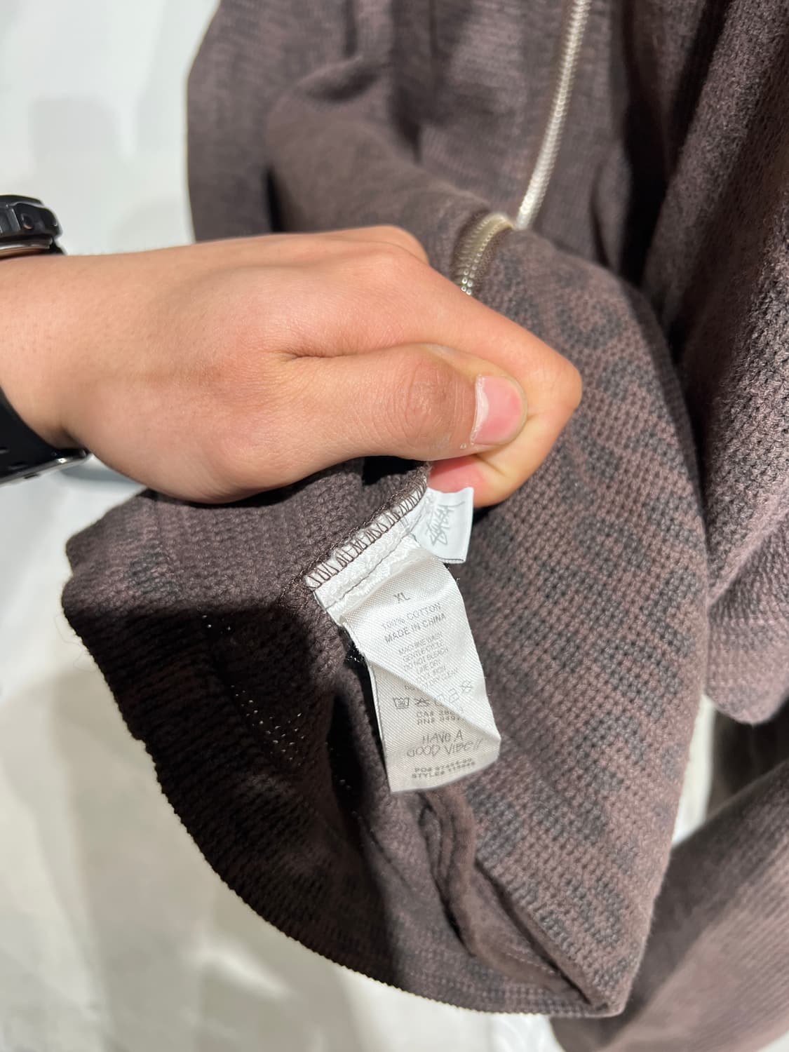 Stussy 스투시 레오파드 메쉬 집 자켓 상품이미지6