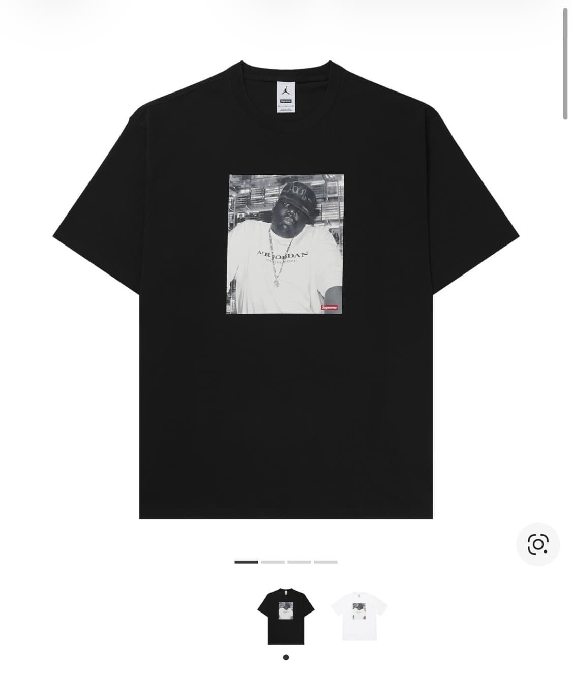 슈프림 비기 포토티 블랙 L 상품이미지1