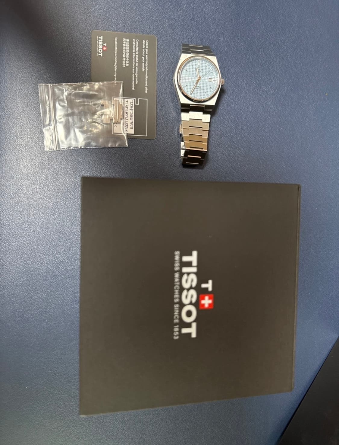 티쏘 prx 40mm 아이스블루 오토매틱 상품이미지5