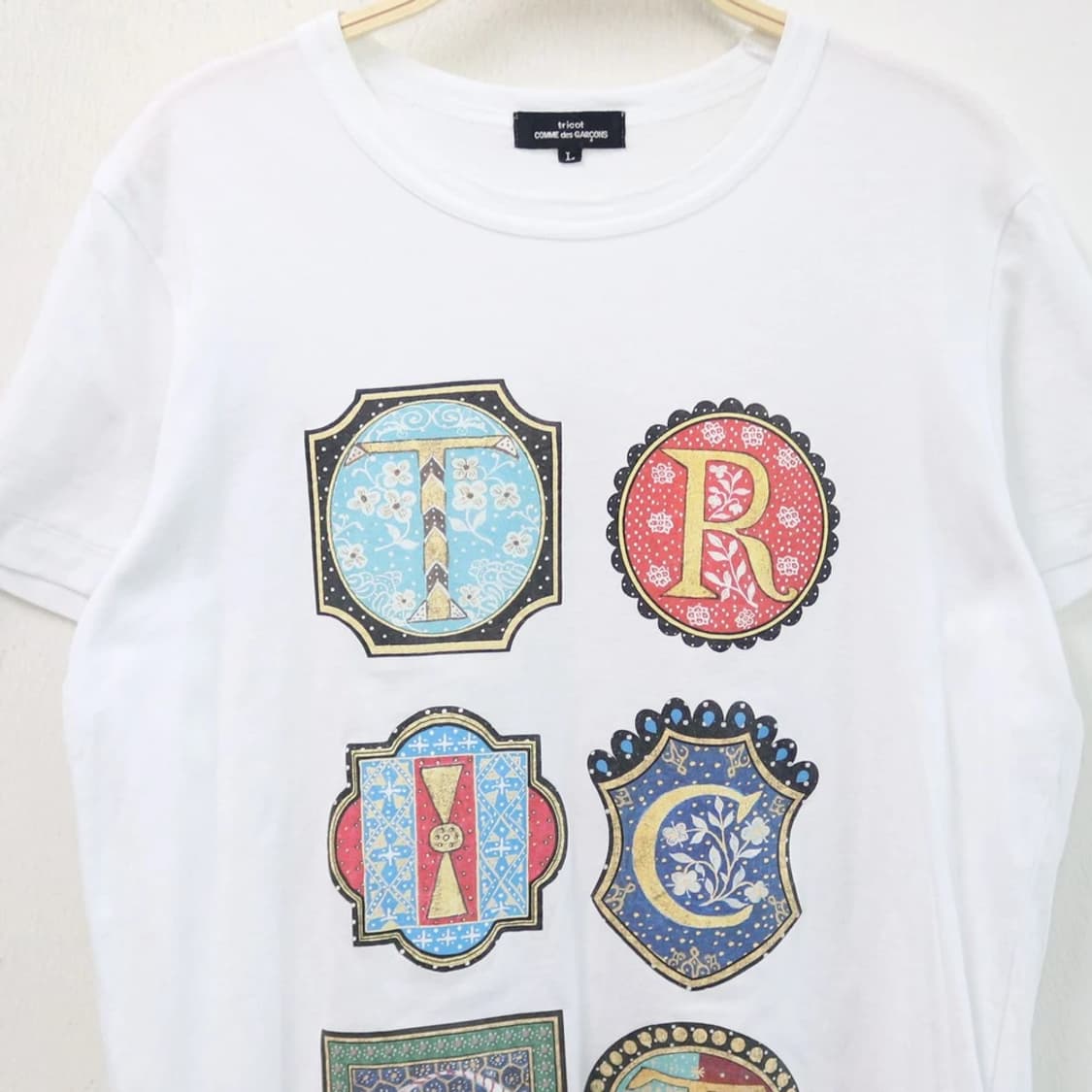 꼼데가르송  트리콧 반팔 티셔츠 66164 상품이미지3