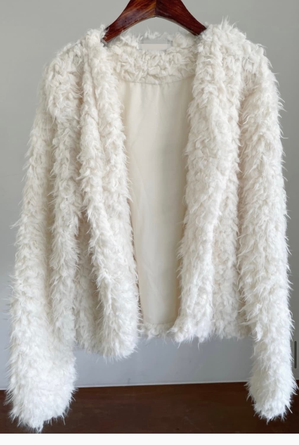 sopi fur cardigan (ivory) 상품이미지5
