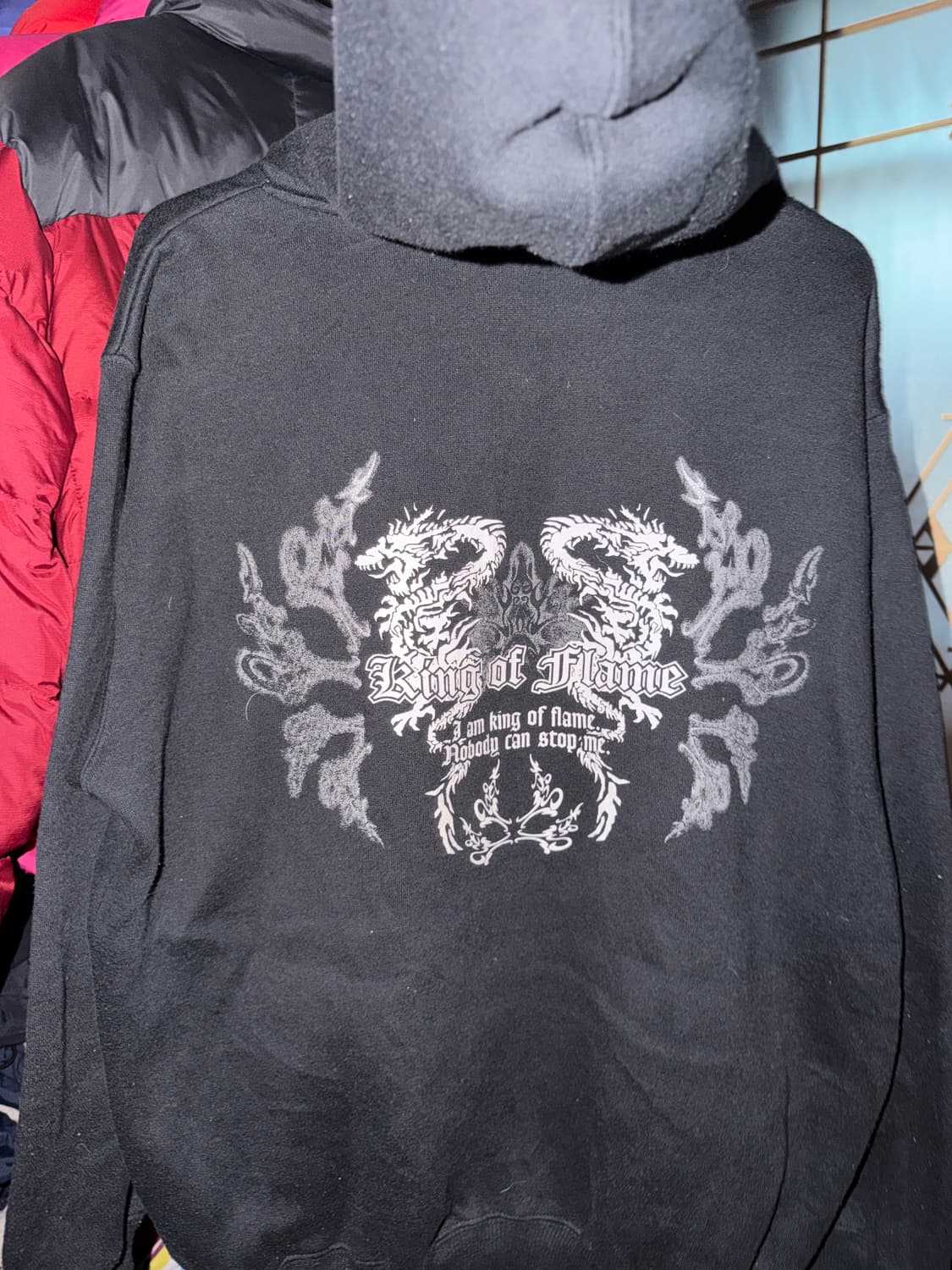 North Sea Ancestress 기모 후드 집업 후디 Y2K 상품이미지4