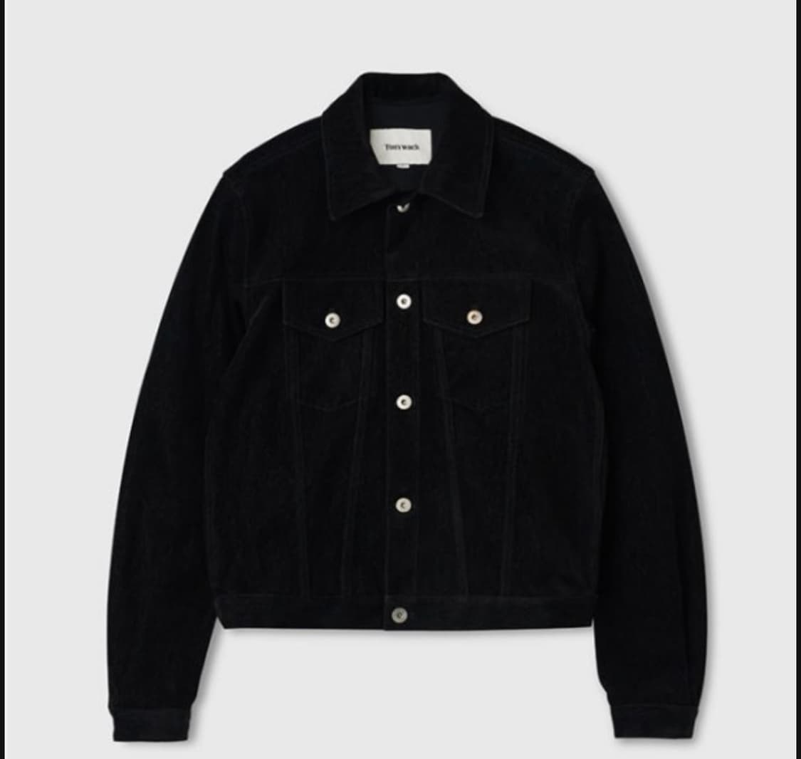 토니웩 벨벳 데님 트러커 자켓 상품이미지2