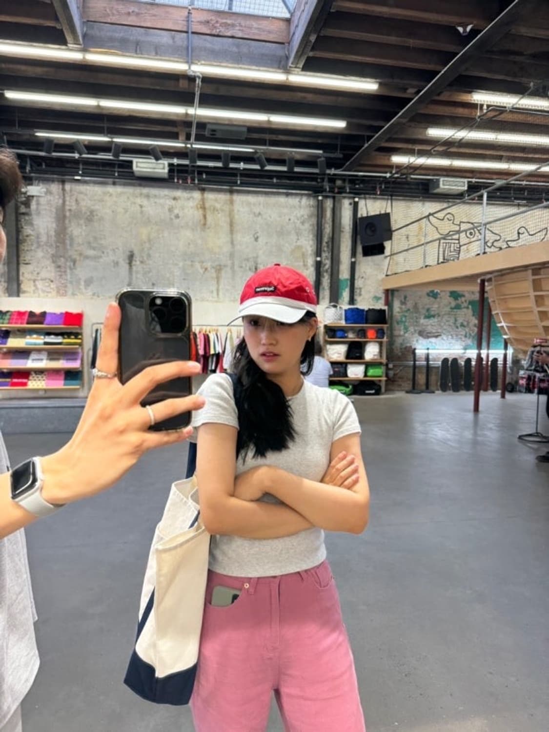 슈프림 배색 볼캡 상품이미지4